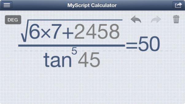 Скачать MyScript Calculator для iPhone