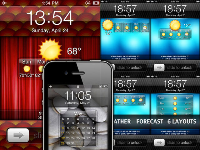 Lock Screen Weather для iPhone