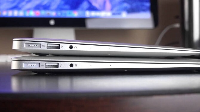 Левая сторона MacBook Air